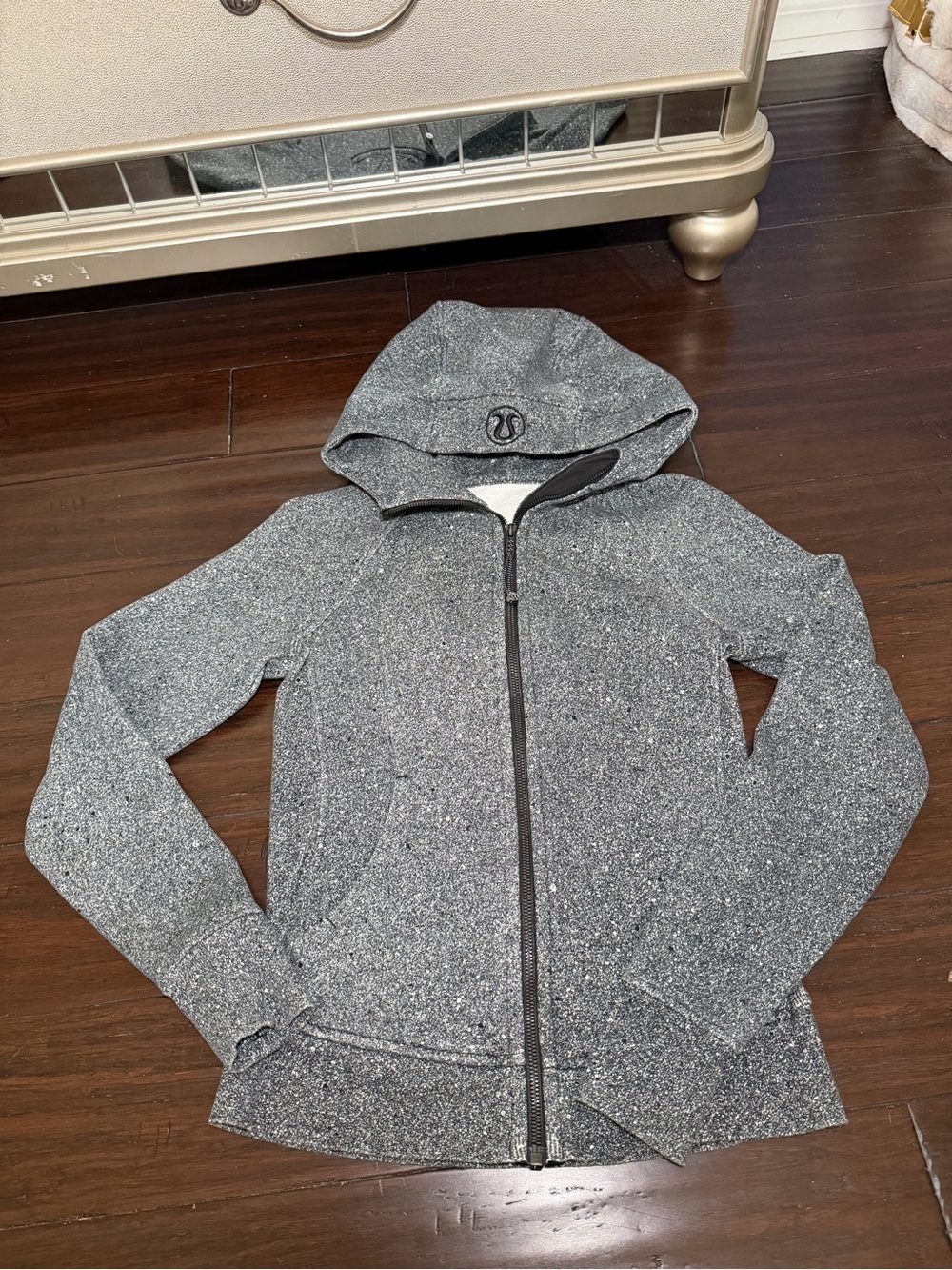 lululemon Scuba Hoodie in Luminesce Splatter White Black 4 - Picture 2 of 7